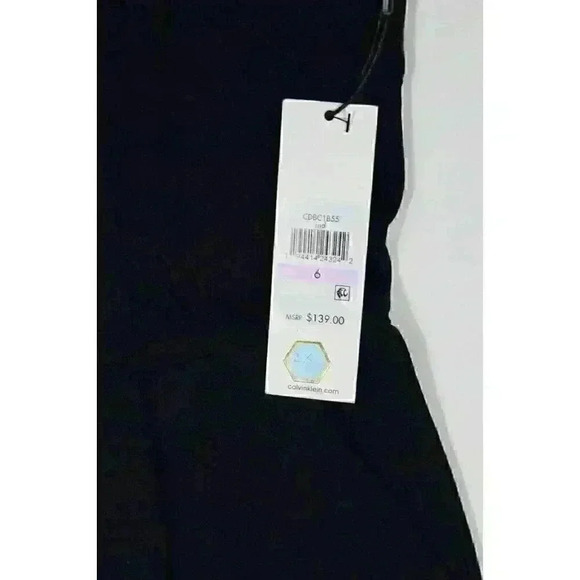 NEW! Calvin Klein Women's 6 Sleeveless Cutout Jumpsuit In Indigo NWT $139 - Picture 2 of 5